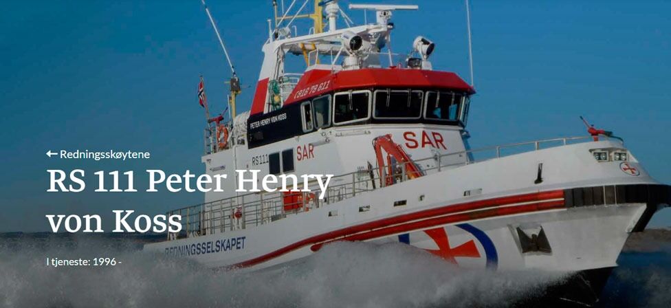 Redningsfartøyet Peter Henry von Koss har vært i Middelhavet for å redde flyktninger i havsnød.
 Foto: Redningsselskapet.no