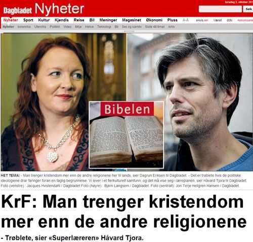 En av de som har gått hardt ut mot KRLE er "superlæreren" Håvard Tjora i Dagbladet.