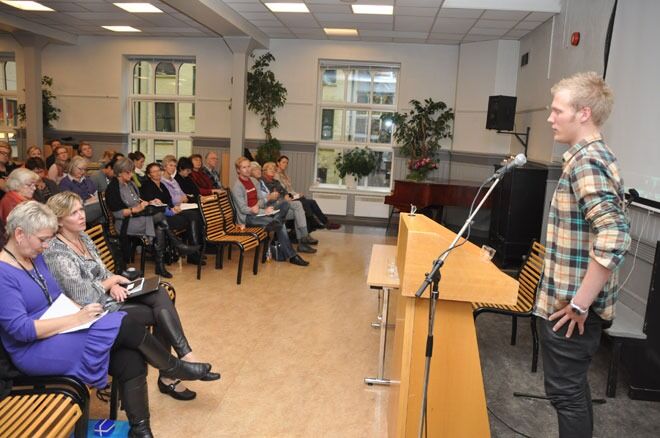 Anders Torp fortalte også sin historie under seminaret, slik han også har gjort til Fritanke.no tidligere.
 Foto: Even Gran