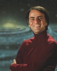 Carl Sagan (1934 - 1996), var en amerikansk astronom, forsker og forfatter. For mange er han best kjent som vitenskapspopularisator, og da spesielt fra tv-serien Cosmos.