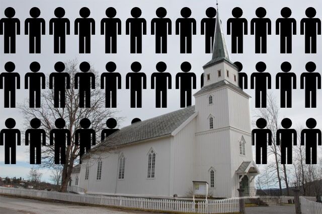 Kirkens medlemstall økte med over 15.000 medlemmer i 2011. Men egentlig var det gamle medlemmer, sier kirken.