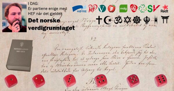 Del 5: Svakt av alle partier når det gjelder norske verdier