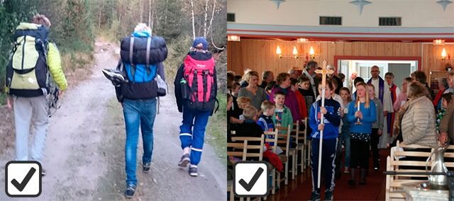 Skolen Gry Folkvord jobber på har aktiv påmelding til julegudstjeneste, i tråd med tilrådningen fra Utdanningsdirektoratet