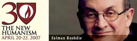 Prisen til Salman Rushdie ble delt ut i helga under konferansen The new humanism ved Harvard-universitetet i Boston.