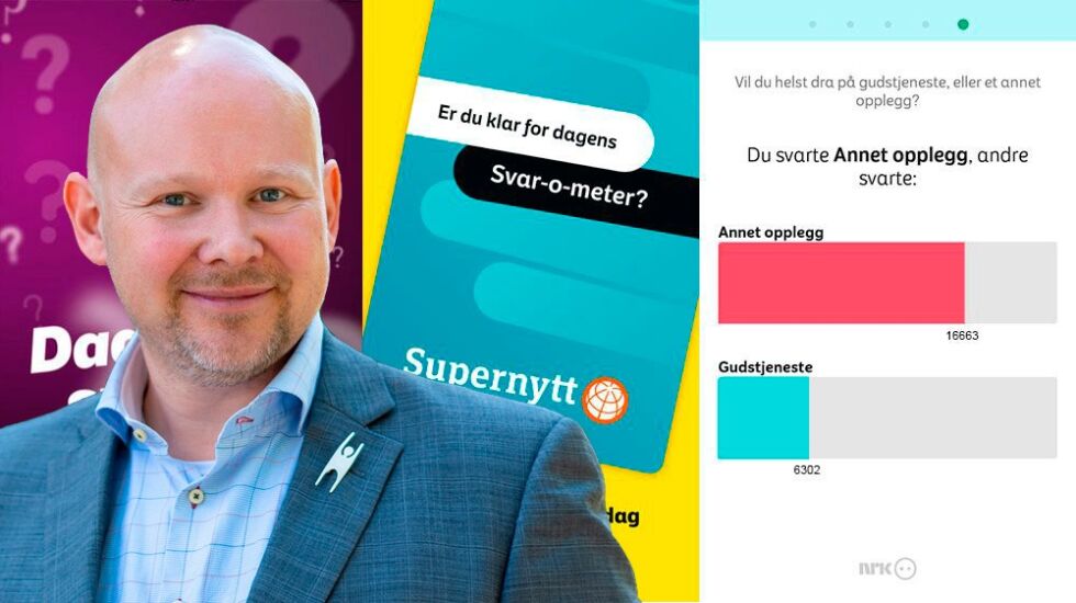 – Svarene NRK fikk tyder på at interessen for skolegudstjenester vil gå ned, tror generalsekretær i Human-Etisk Forbund, Trond Enger.
 Foto: Human-Etisk Forbund + Fri tanke