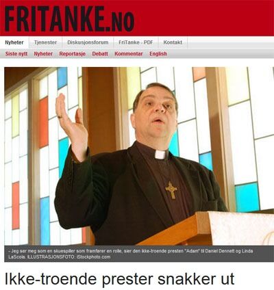Fritanke.no skrev om rapporten der de ikke-troende prestene står fram, for rundt et år siden. 

Les saken her.