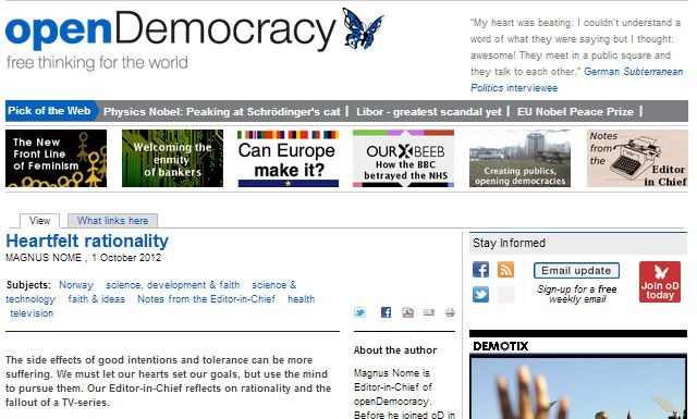Utgangspunktet for denne artikkelen er på engelsk og ble først publisert på Opendemocracy.net.