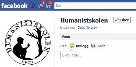Humanistskolen har en egen Facebook-side der du kan diskutere skolens planer og ønsker for framtida.