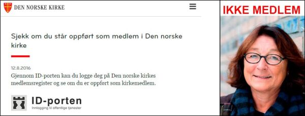 Er du kirkemedlem? Sjekk selv