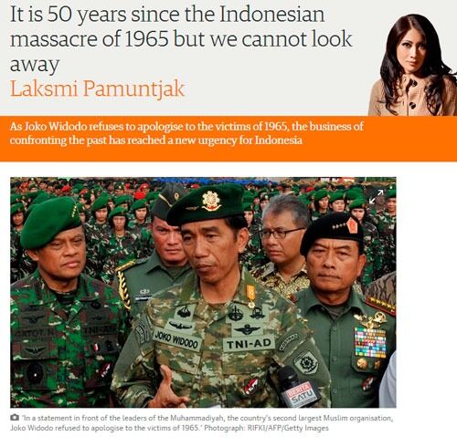 Indonesias nest største muslimske organisasjon, Muhammadiyah, nekter fortsatt å be om unnskyldning for massedrapet. Les mer i The Guardian.
