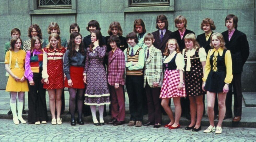 Stilige konfirmanter på 1970-tallet – noen som kjenner seg/noen igjen?
 Foto: Arkivfoto