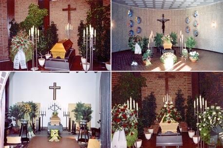 Korslagt: Heller ikke i Tyskland kommer man unna det kristne korset ved livets slutt. Alle bildene er fra ikke-kristne gravferder i Nordrhein-Westfalen-distriktet. Foto:BATF