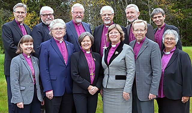 Ingen av biskopene i Den norske kirke bryter ut og krever at også homofile må få gifte seg i kirken.
 Foto: Kirken.no