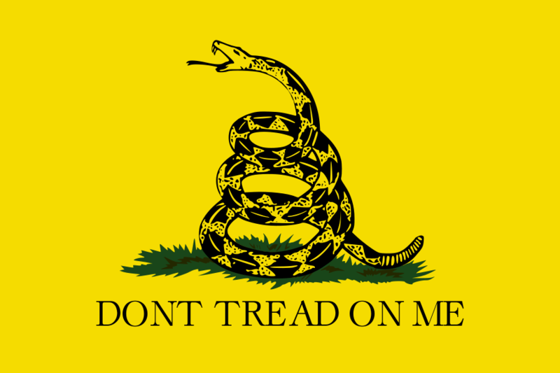 Då ekteparet Miller hadde drepe politimennene skal dei ha drapert dei i eit Gadsdenflagg. «Don’t tread on me» var eit av mottoa tatt i bruk under revolusjonskrigen i Amerika. Gadsdenflagget har dei seinare åra vore varemerket til Tea Party-rørsla.