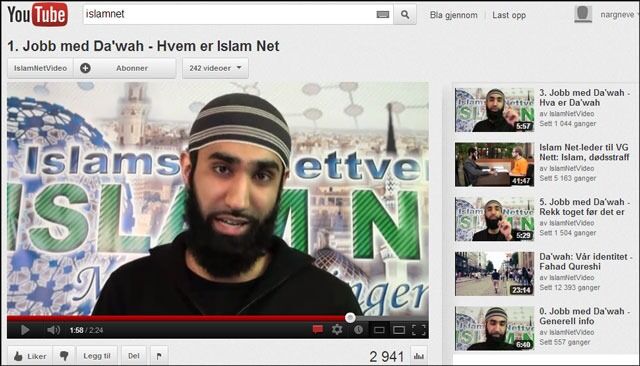 Islam Net er svært aktive på Youtube og sosiale medier. Her kan du se lederen Fahad Qureshi oppfordre flere til å engasjere seg.