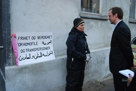 I dag har Sara Mats Azmeh Rasmussen aksjonert utenfor lokalene til Islamsk Råd i Oslo i tre dager.