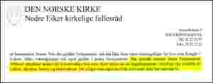 Skjønner ikke hva Nedre Eiker kirkelige fellesråd snakker om