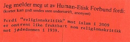 HEF-medlemmer vil ikke ha religionskritikk